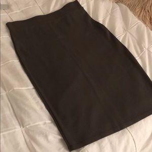 Olive Green Tight Skirt